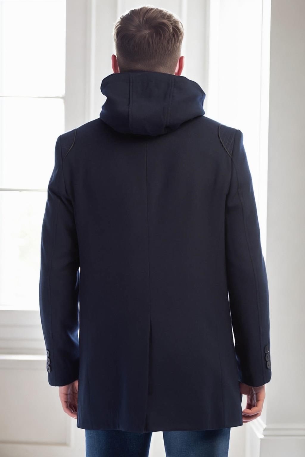 PLT8335 DEWBERRY MEN&#039;S COAT-NAVY BLUE-2