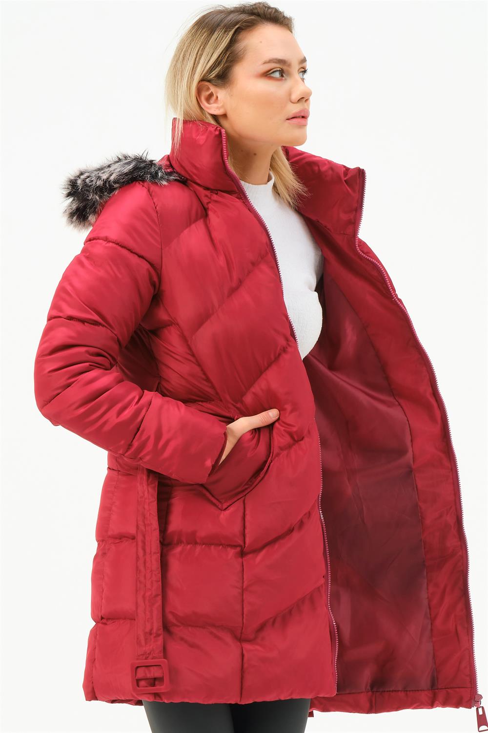 Z6768 TOPPER PENTRU FEMEI DEWBERRY-BURGUNDIA