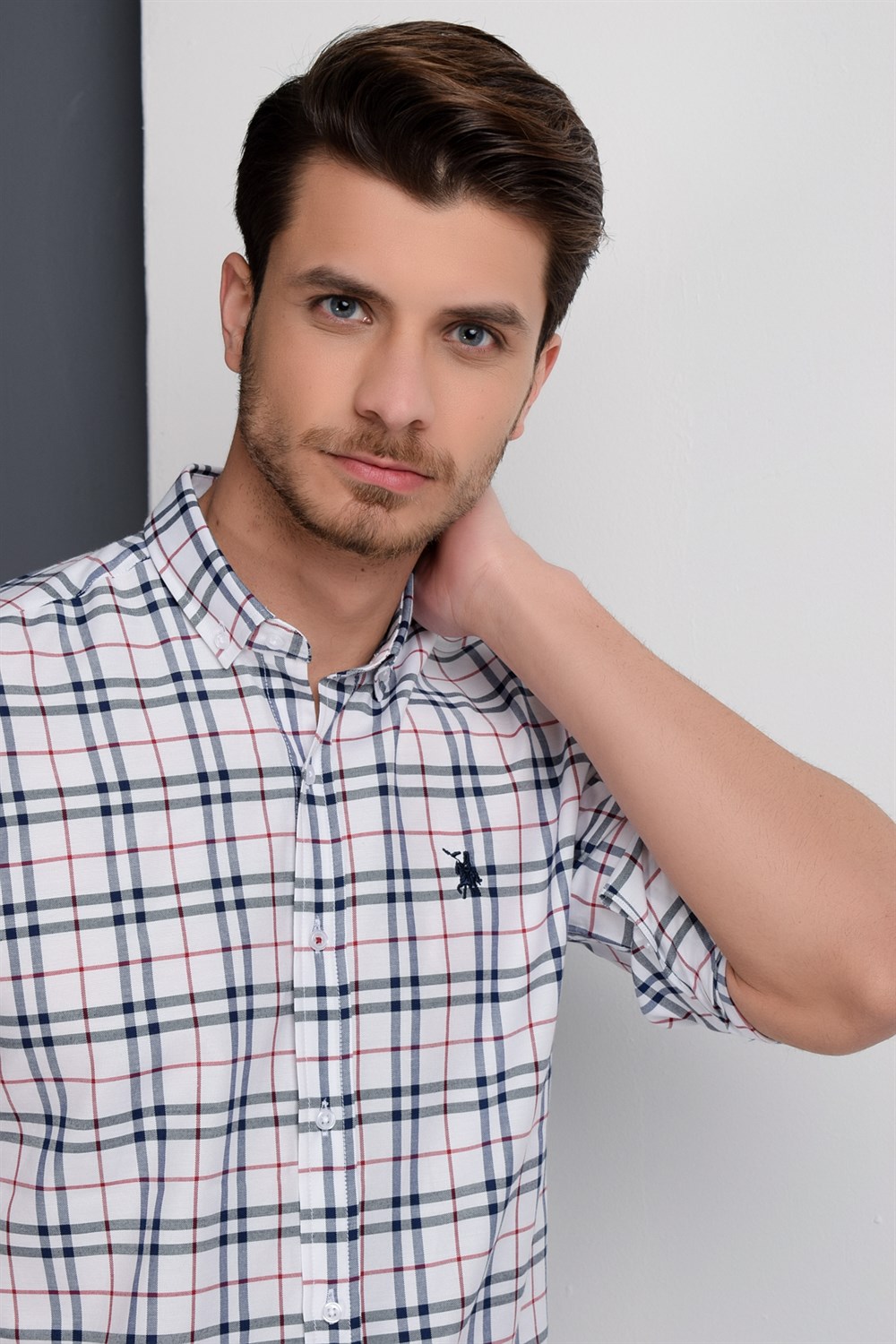 G659 DEWBERRY MEN'S SHIRT-WHITE