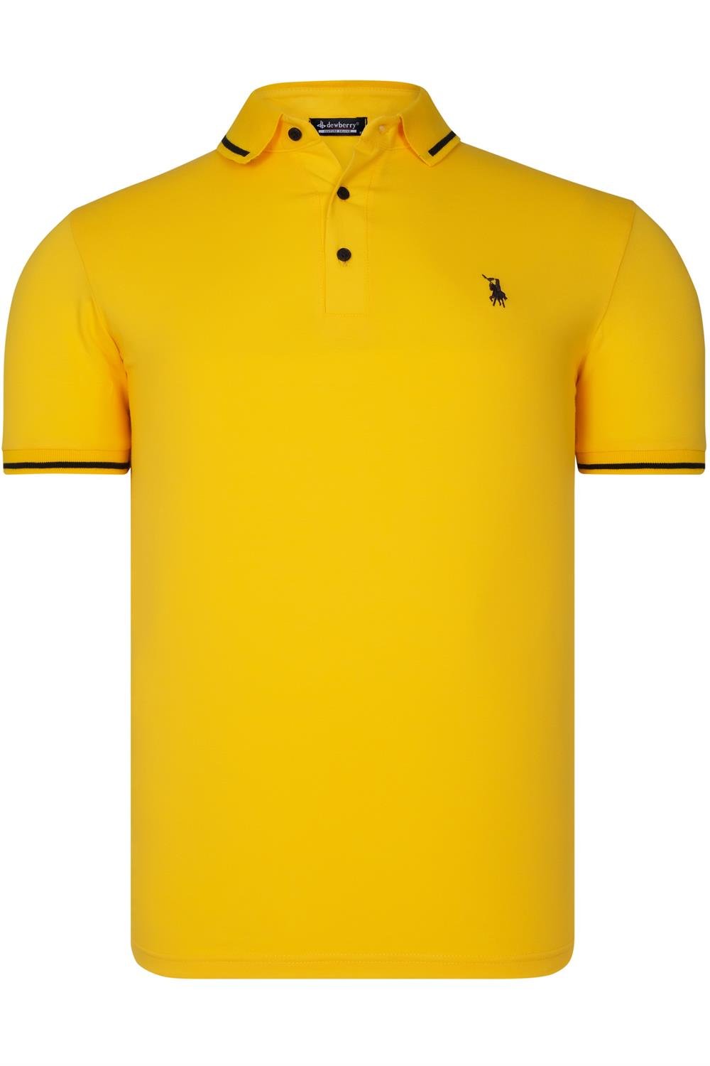 Tricou polo de barbati, dewberry