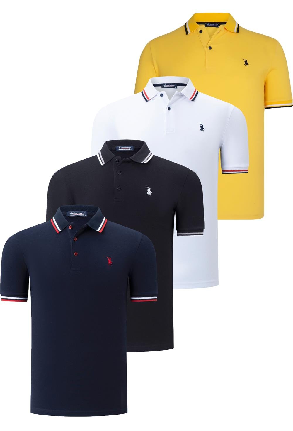 Tricou polo barbati dewberry