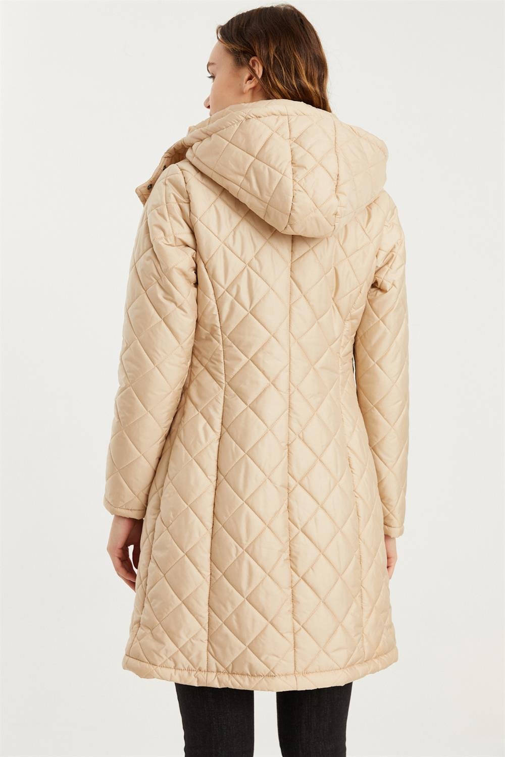 Z6654 DEWBERRY FEMEI TOPPER-PLAIN BEJ