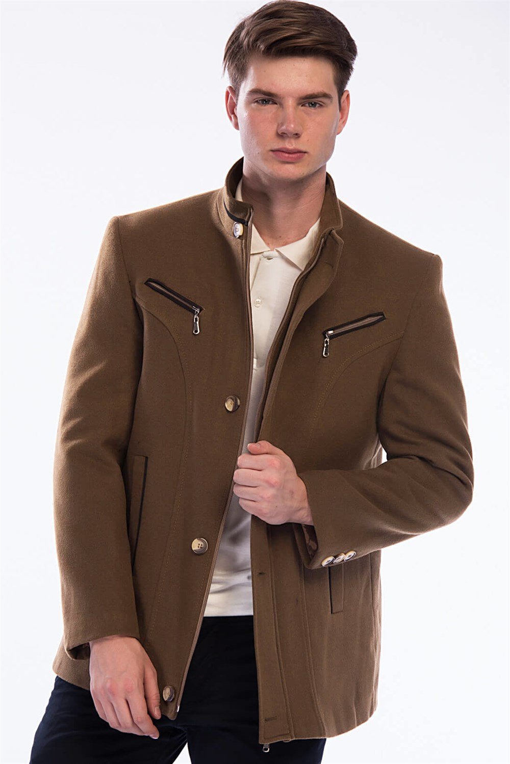 K7126 DEWBERRY MEN&#039;S COAT-CAMEL