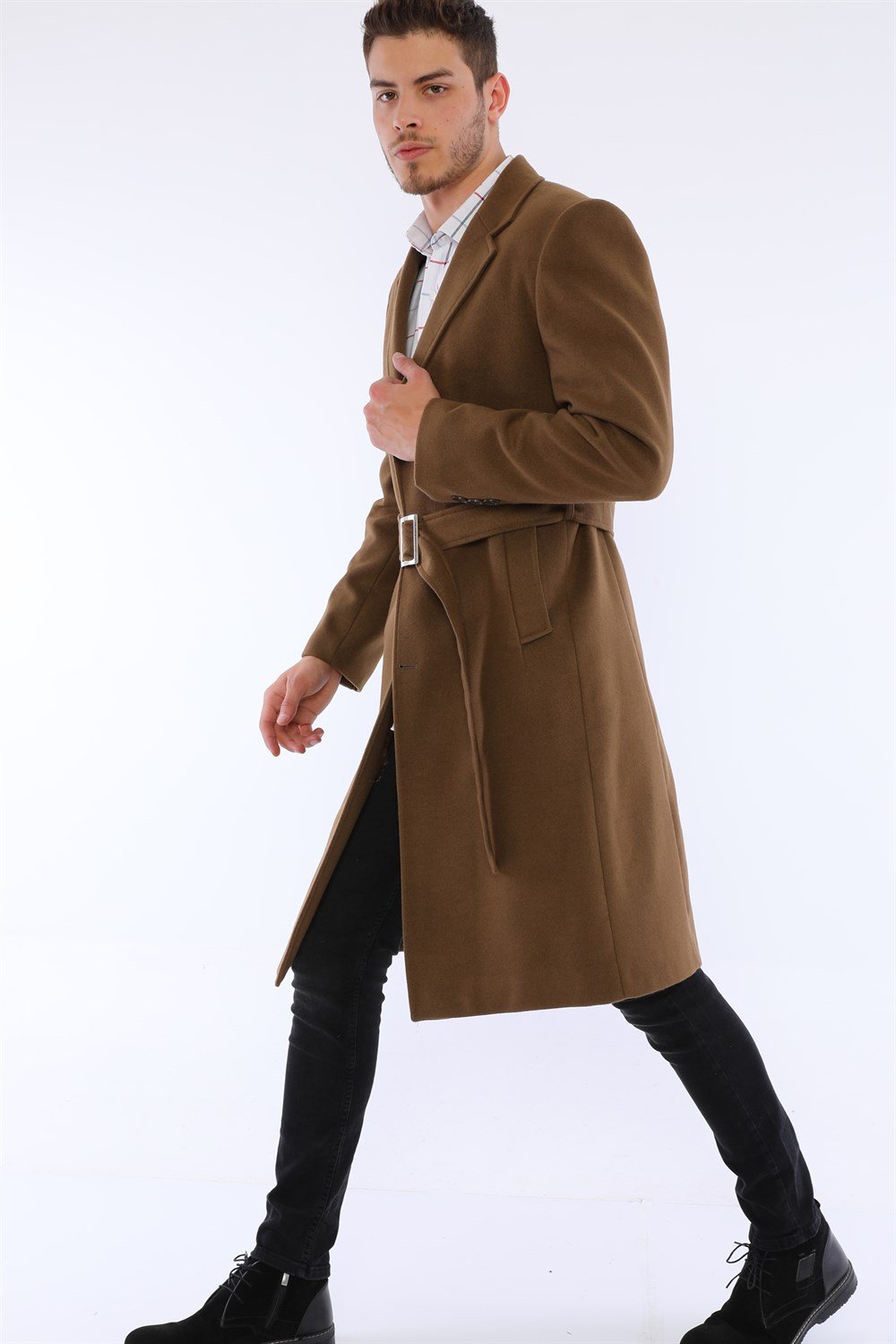 PLT8400 DEWBERRY MEN&#039;S COAT-CAMEL