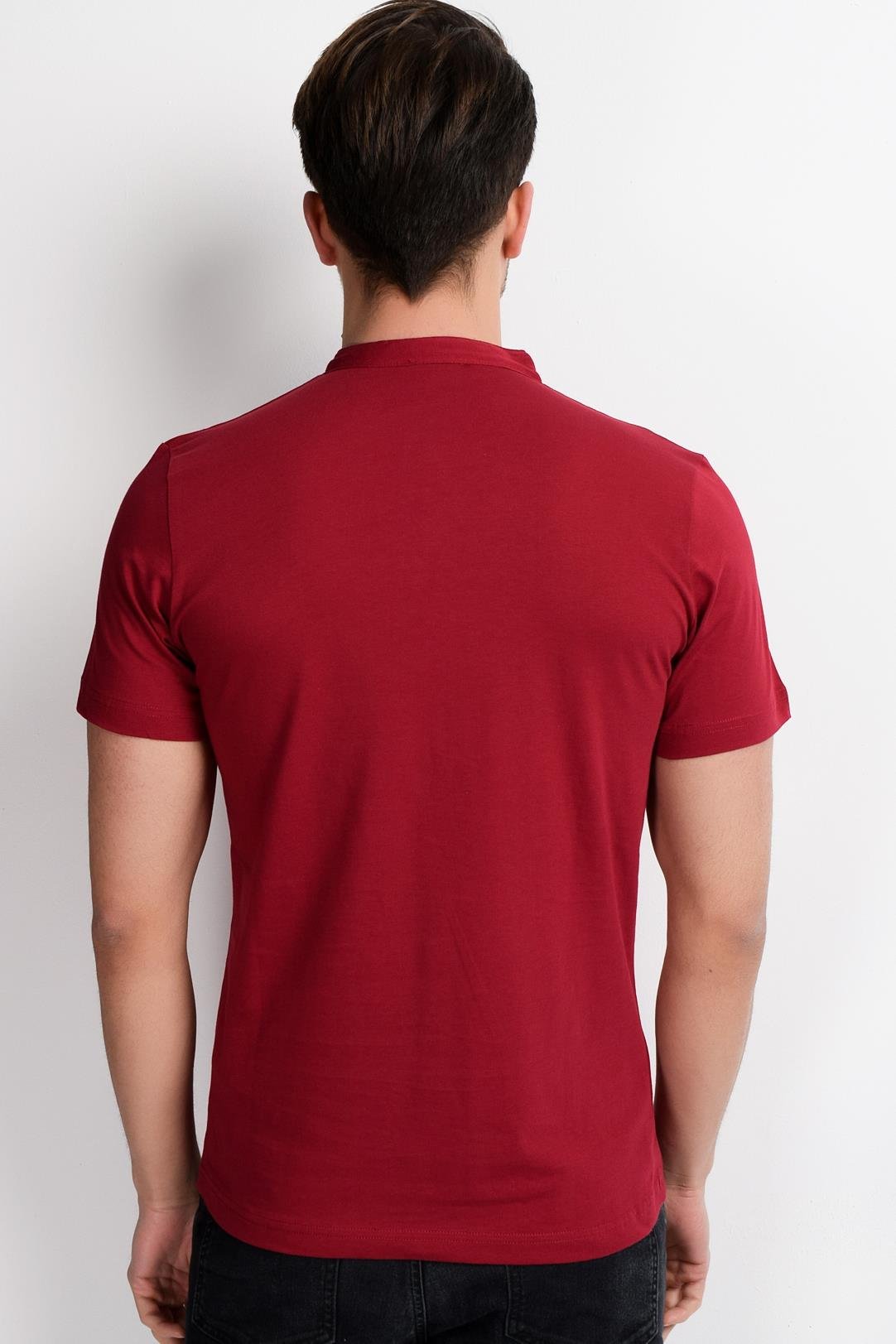 T9560 DEWBERRY T-SHIRT-BURGUNDY