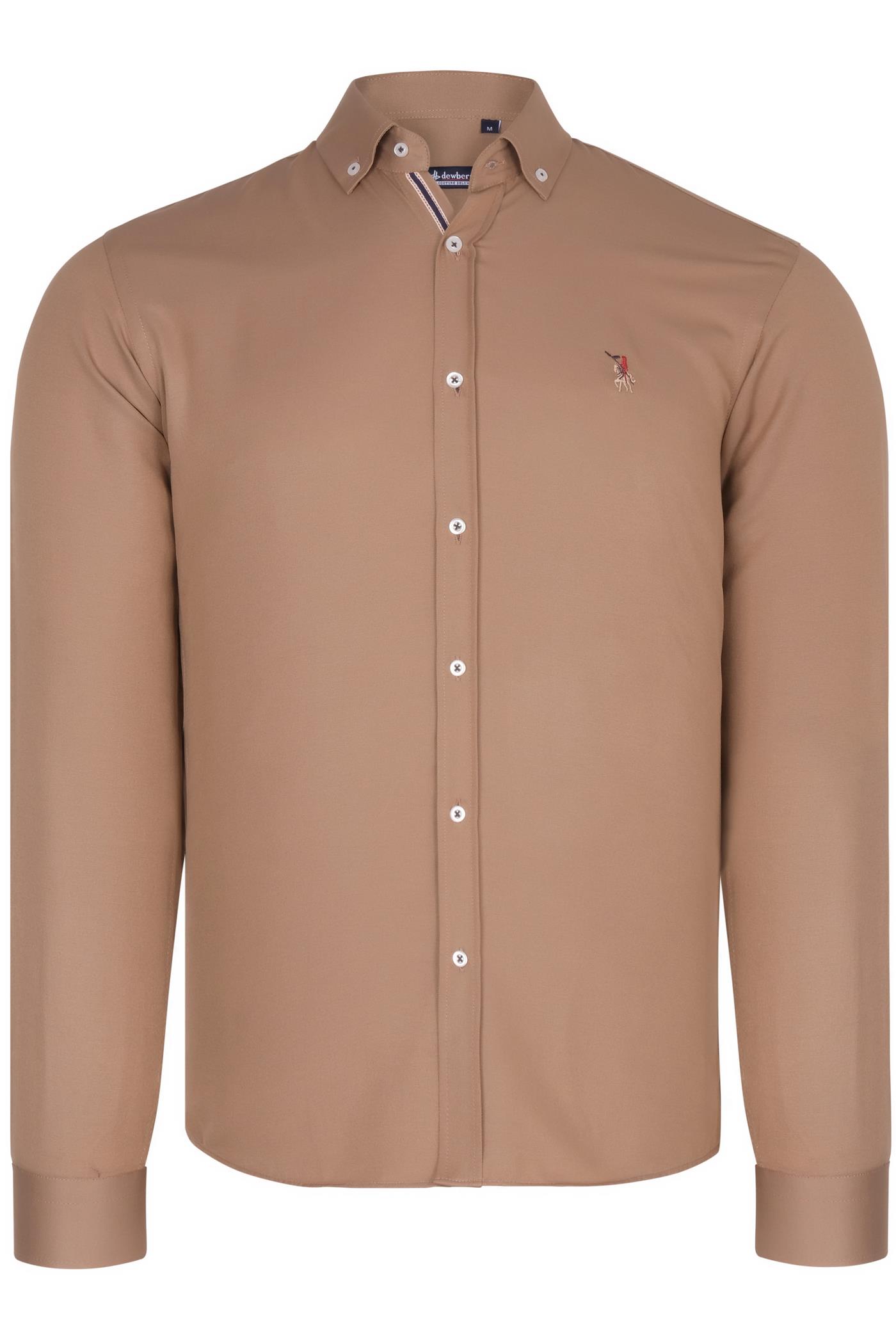 G974 DEWBERRY MEN&#039;S SHIRT-CAMEL