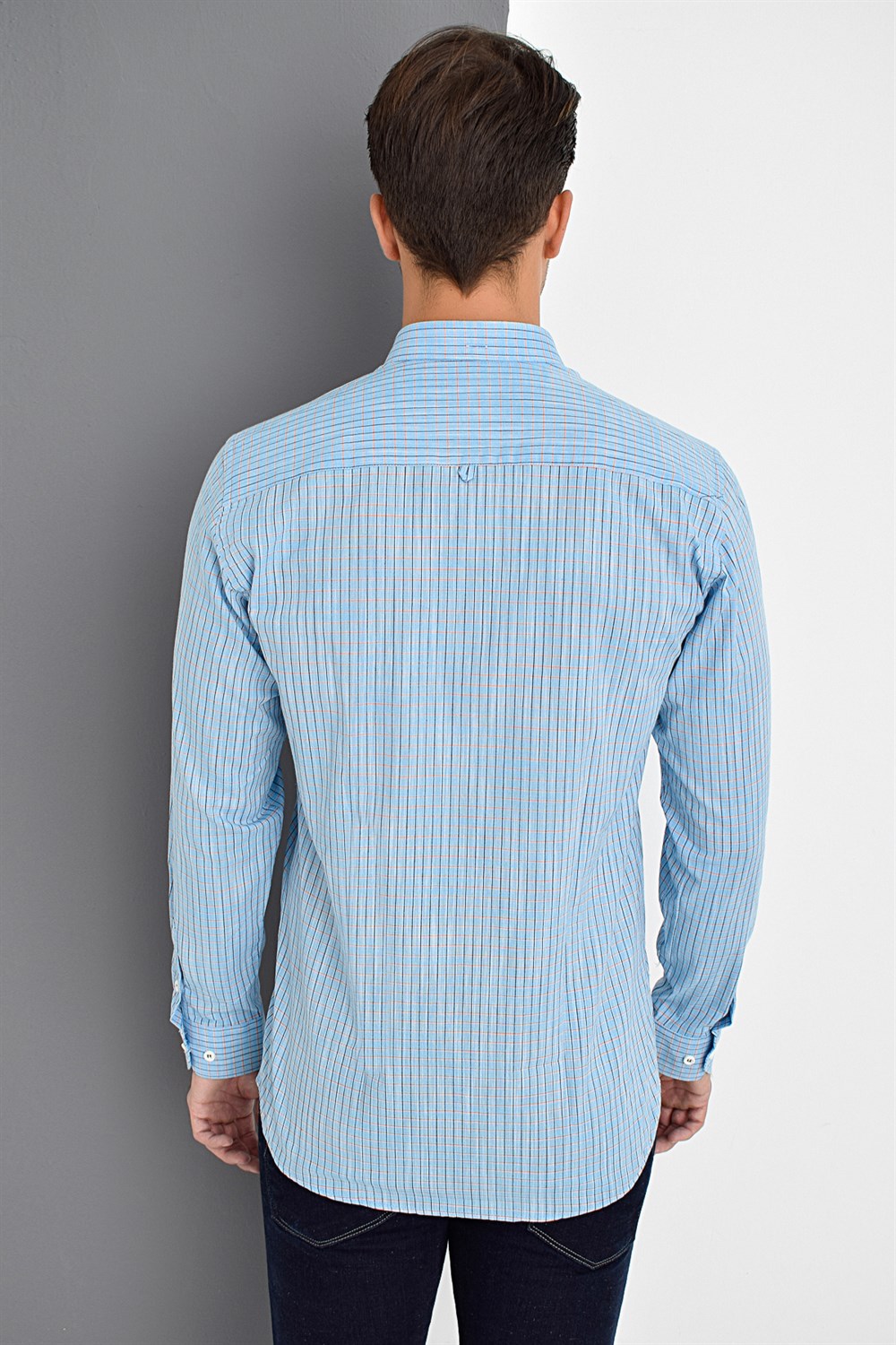 G617 DEWBERRY LINEN SHIRT-BLUE