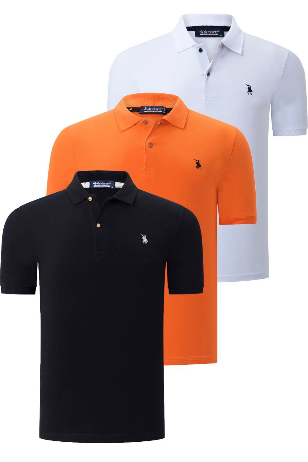 Tricou polo de barbati, dewberry