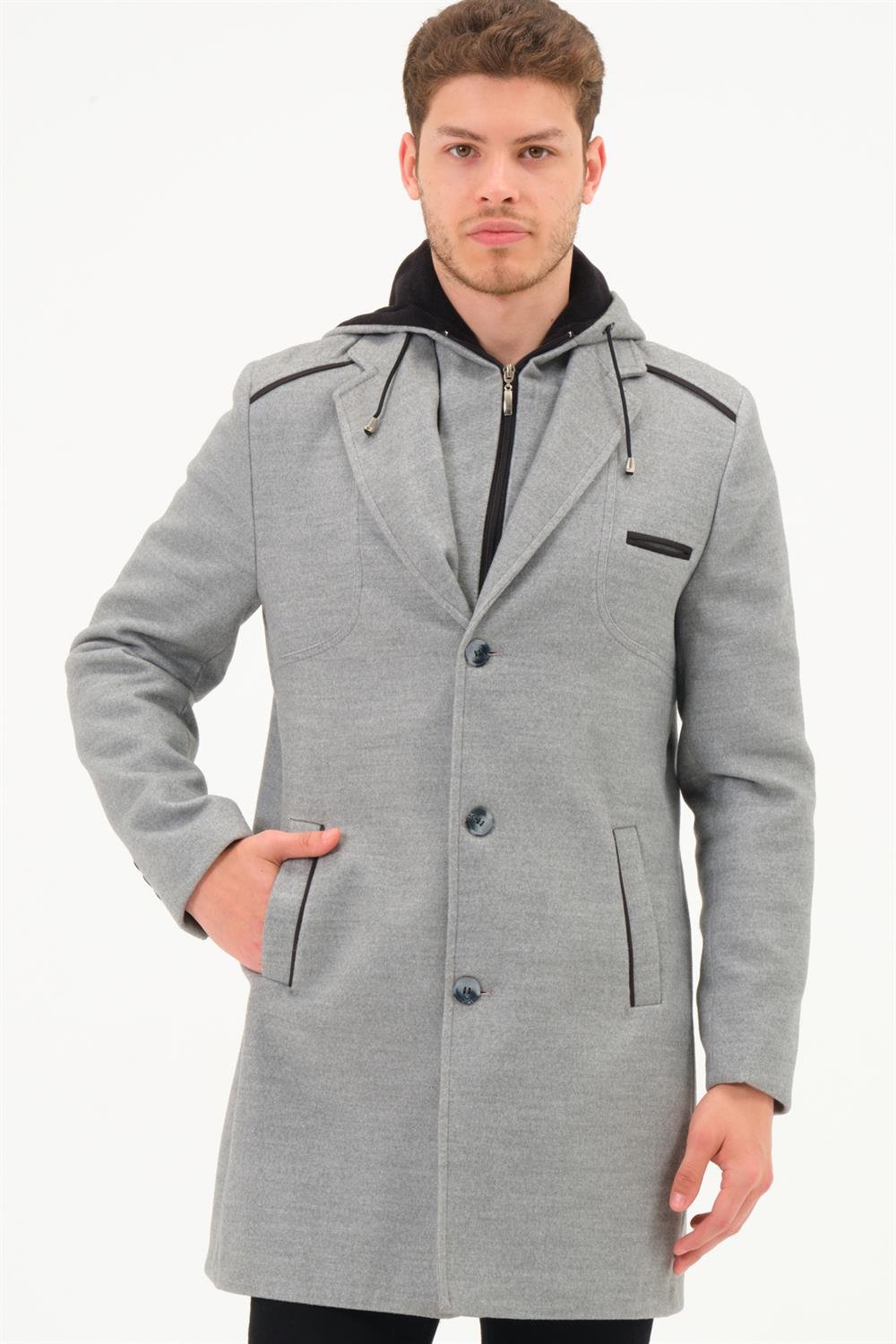PLT8371 DEWBRRY MENS COAT-GREY