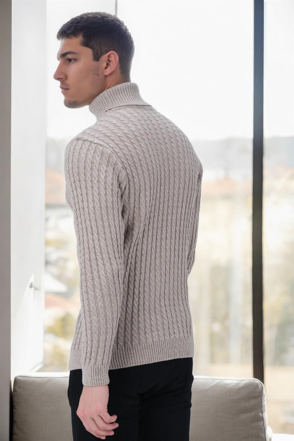 19295 Dewberry Turtleneck Mens Sweater-VISION