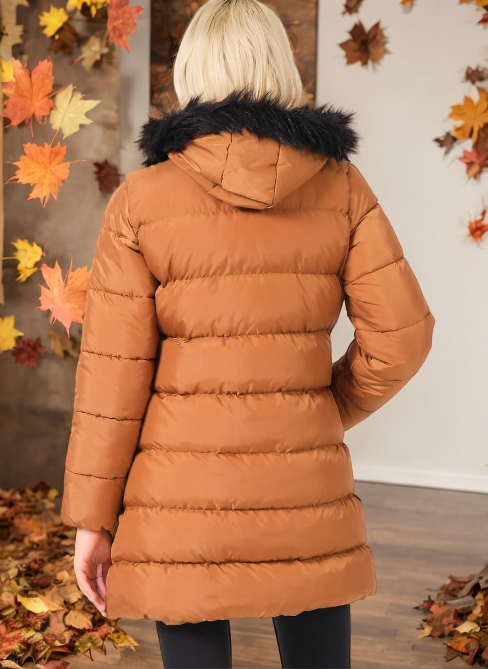 Z6759 DEWBERRY LADIES COAT-PLAIN PLATE