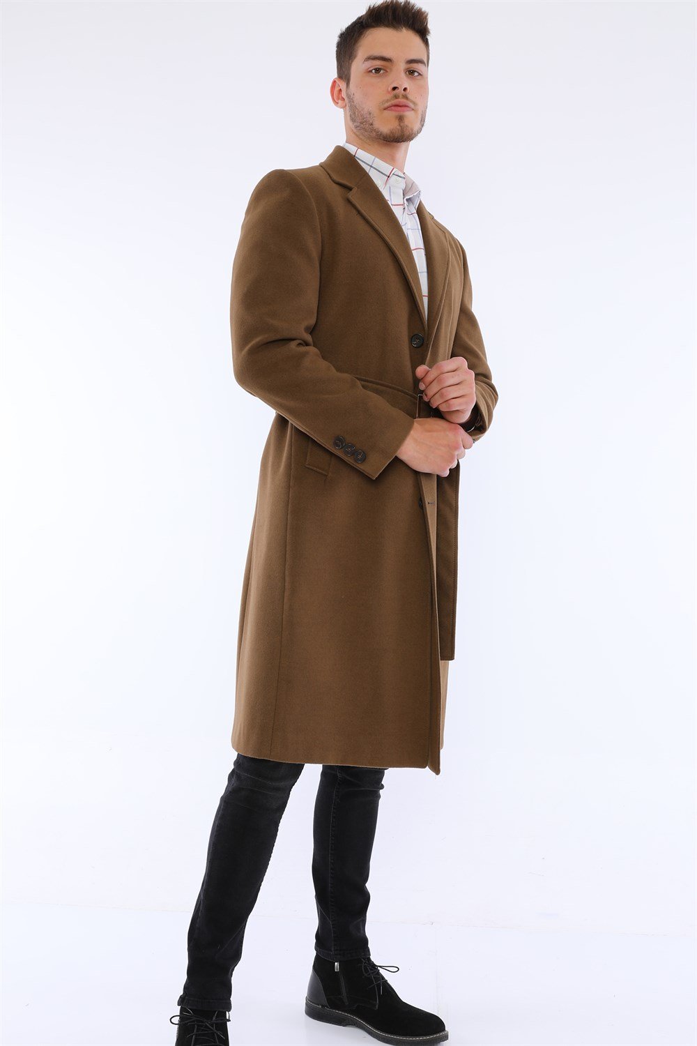 PLT8400 DEWBERRY MEN&#039;S COAT-CAMEL