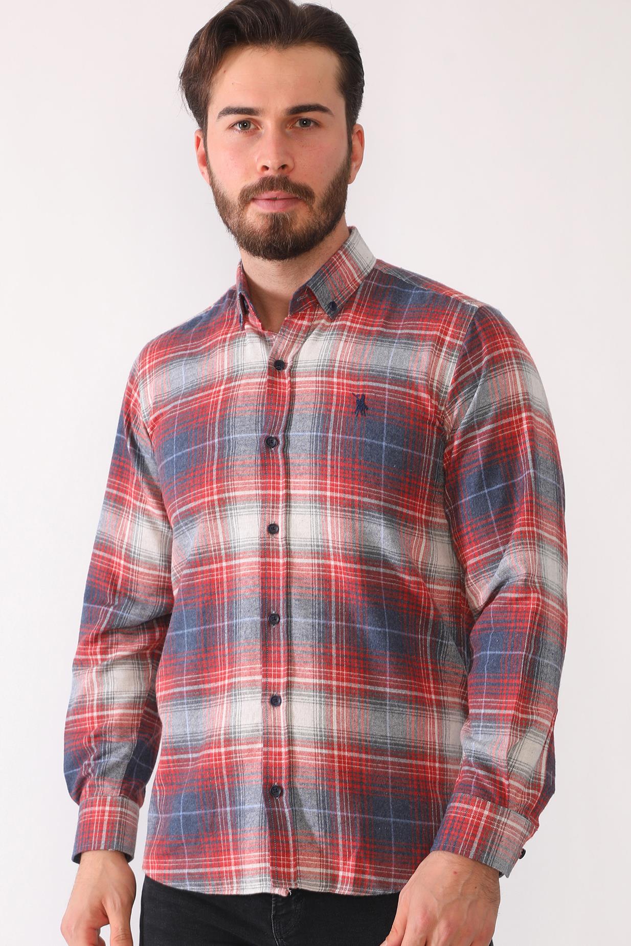 G902 DEWBERRY MEN&#039;S SHIRT-BURGUNDY