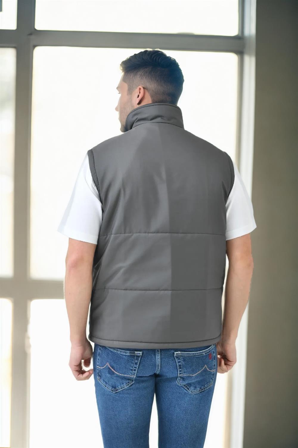 84478 Dewberry Classic Mens Vest-GREY