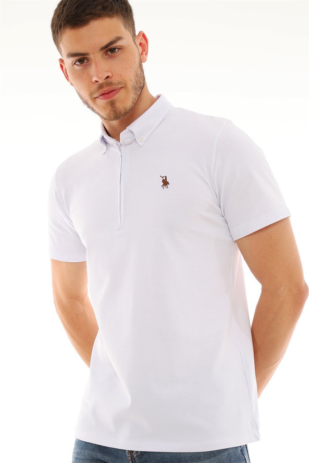 Tricou polo bărbați dewberry