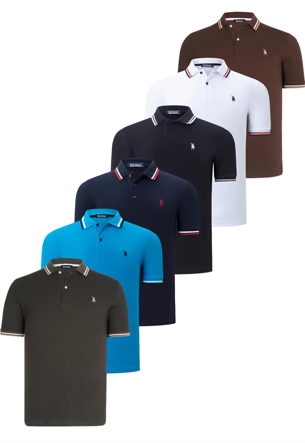 Tricou polo barbati dewberry