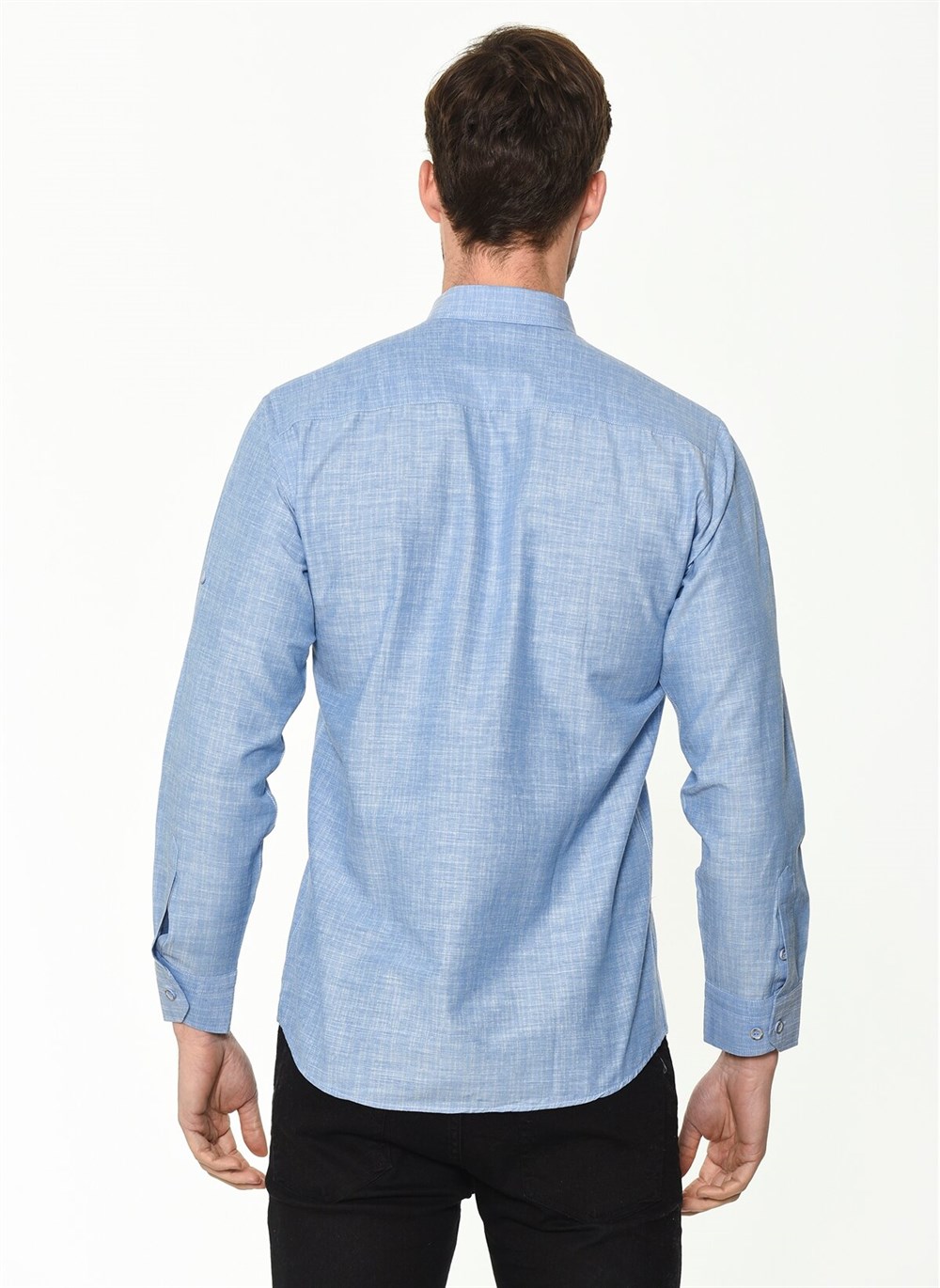 Cămașă bărbătească albastră Dewberry