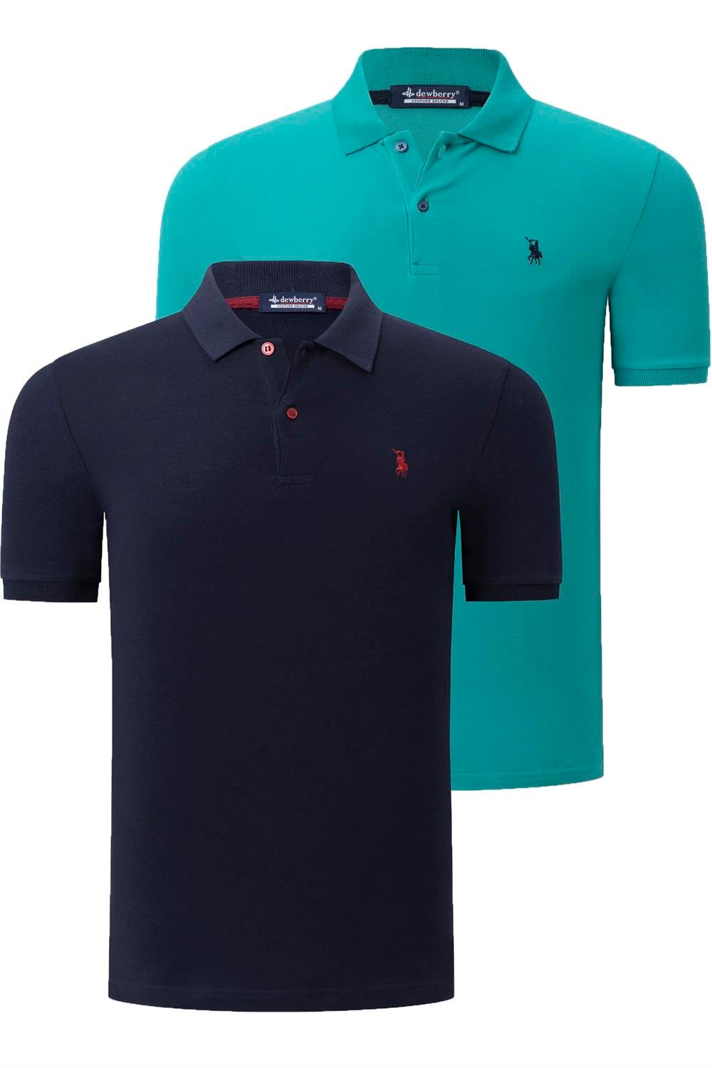 Tricou polo de barbati, dewberry