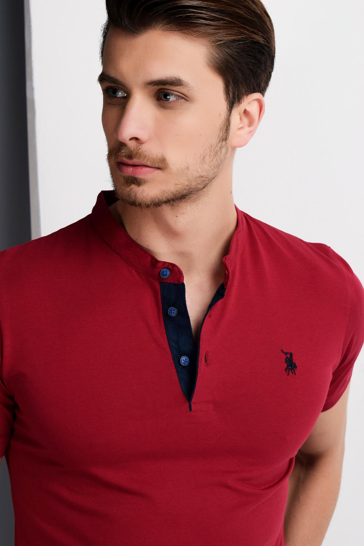 T9560 DEWBERRY T-SHIRT-BURGUNDY