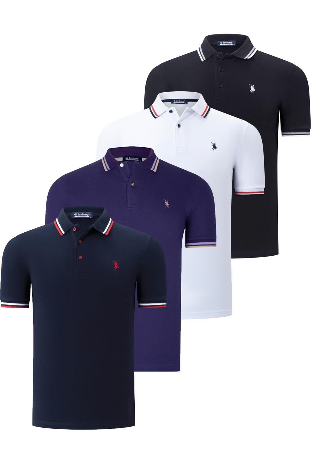 Tricou polo barbati dewberry