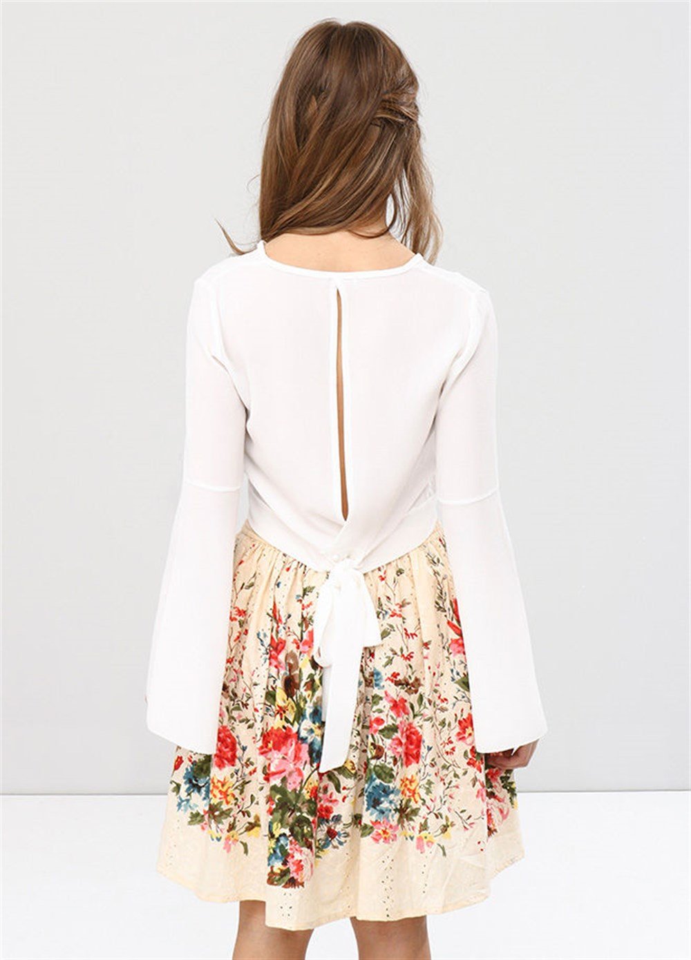 Z6226 DEWBERRY WOMEN'S BLOUSE-WHITE