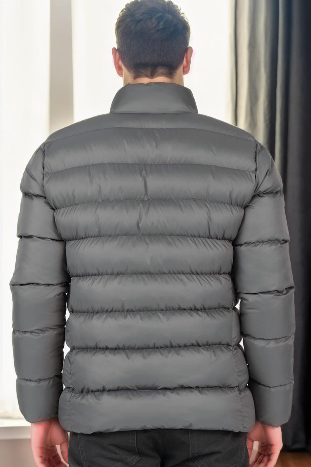 M9650 DEWBERRY MEN&#039;S PUFFER JACKET-GREY