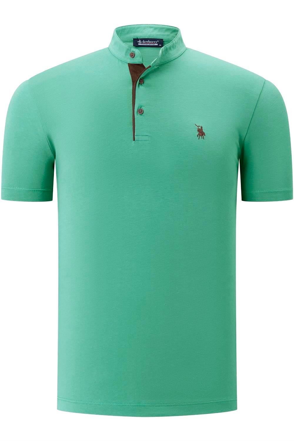 T8560 DEWBERRY T-SHIRT-OPTICAL LIGHT KHAKI