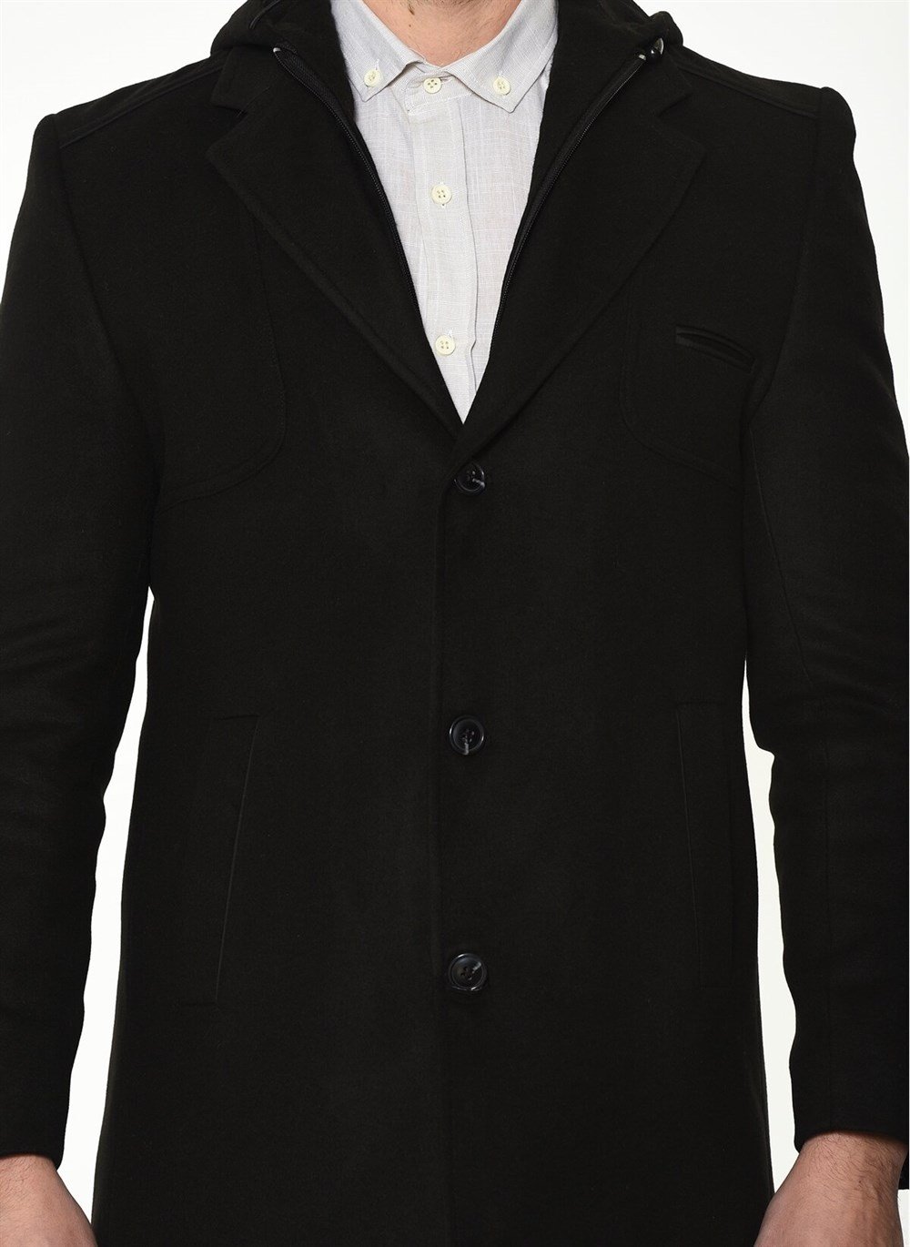 PLT8371 DEWBRRY MEN&#039;S COAT-BLACK