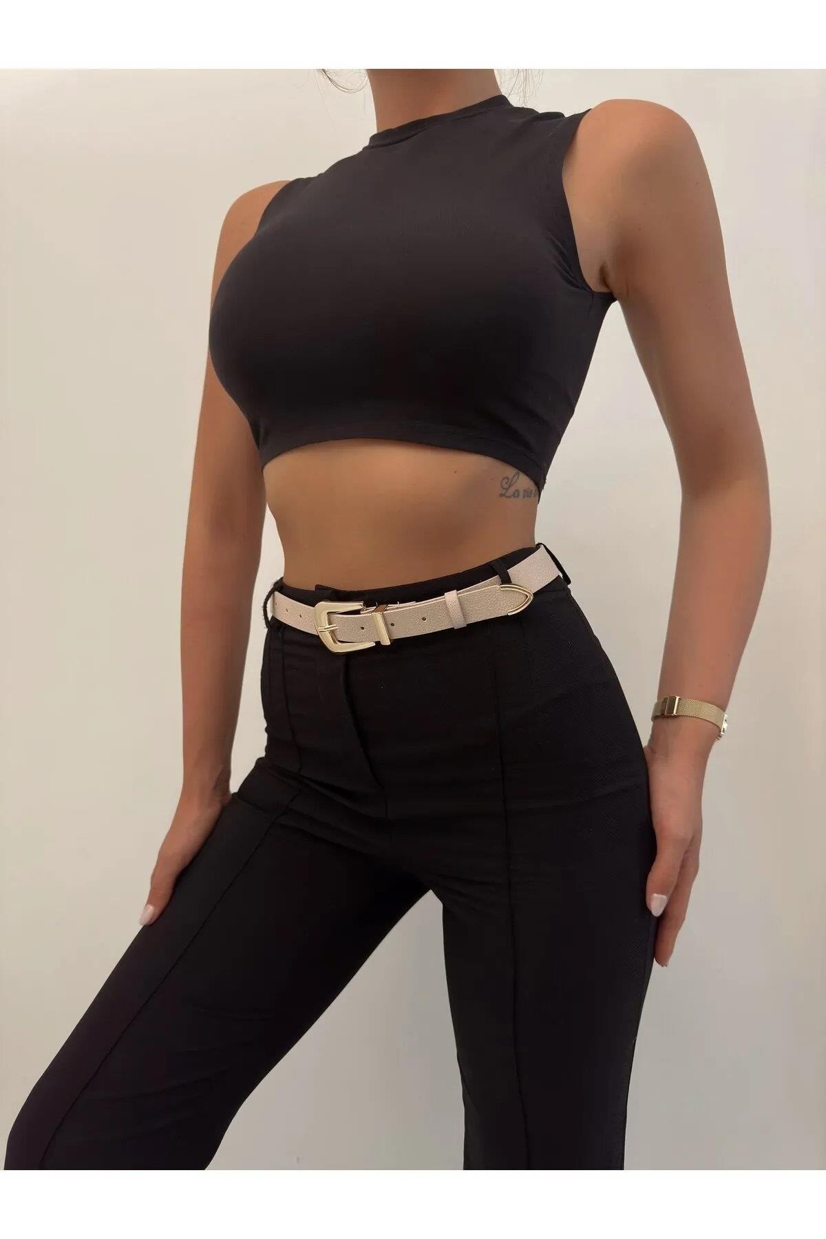 64824 Dewberry Womens Trouser Belt-BEIGE