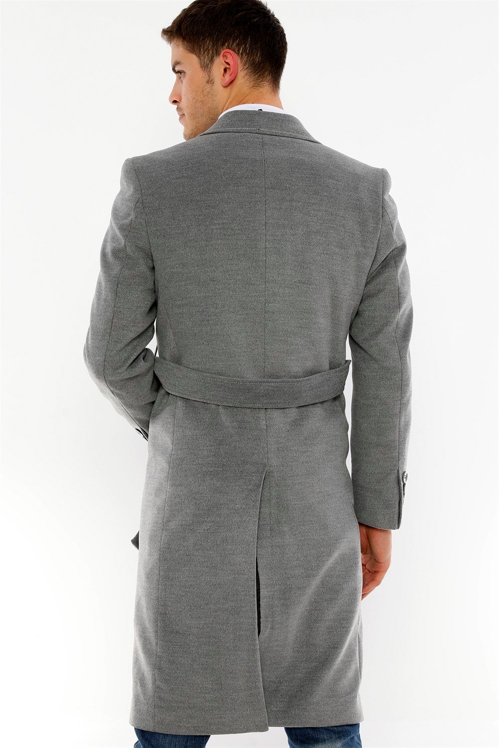 PLT8382 DEWBERRY MEN&#039;S COAT-GREY