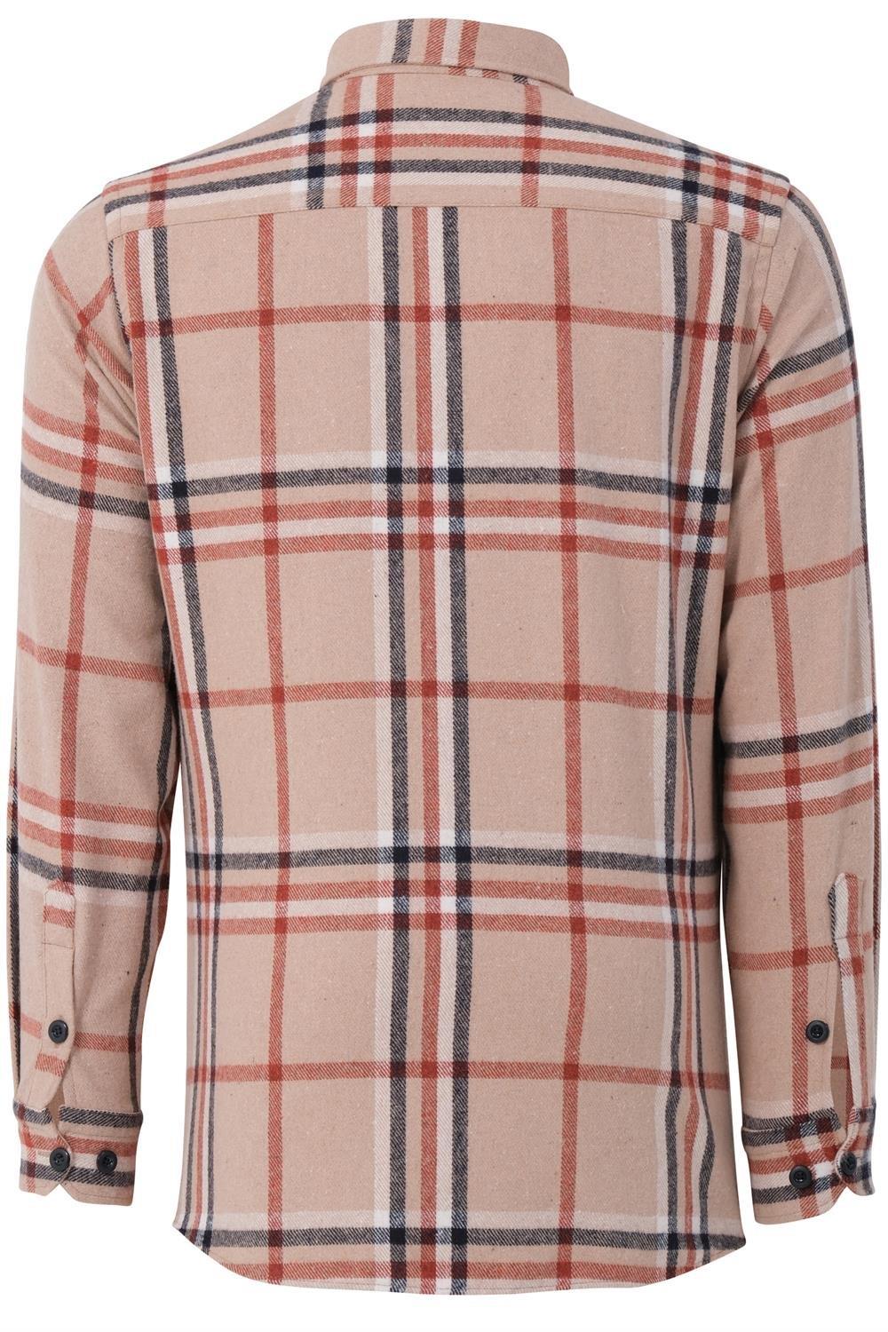 G987 DEWBERRY MEN&#039;S SHIRT-BEIGE