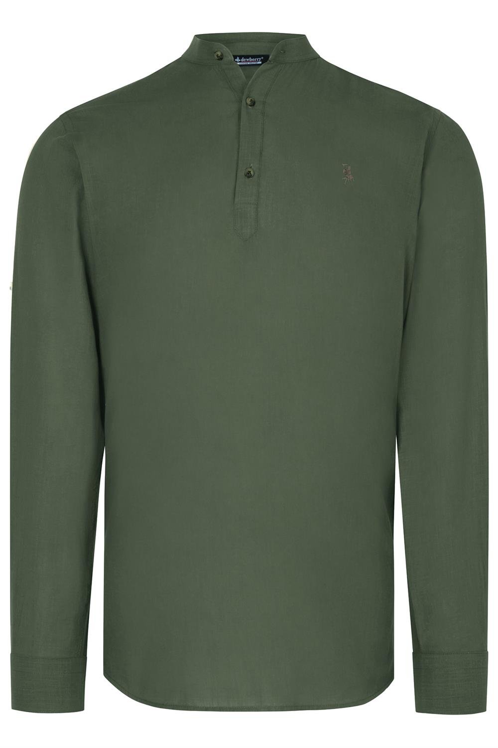 DOUBLE SET G783 DEWBERRY JUDGE COLLAR SHIRT-NAVY-KHAKI