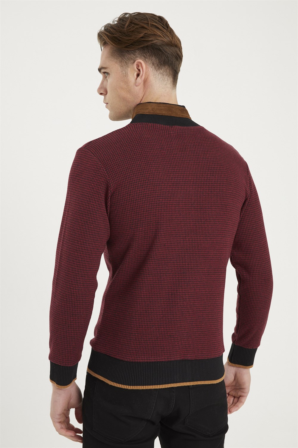 1021 DEWBERRY MEN'S SWEATSHIRT-BURGUNDY