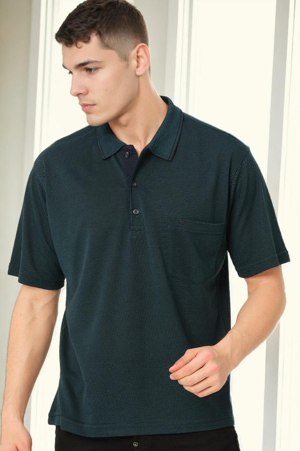 Мъжка зелена поло риза Dewberry