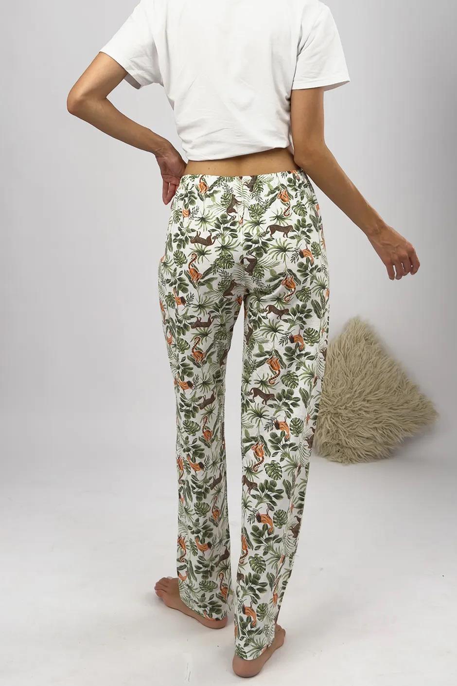 80156 Dewberry Women Pyjama Bottom-GREEN