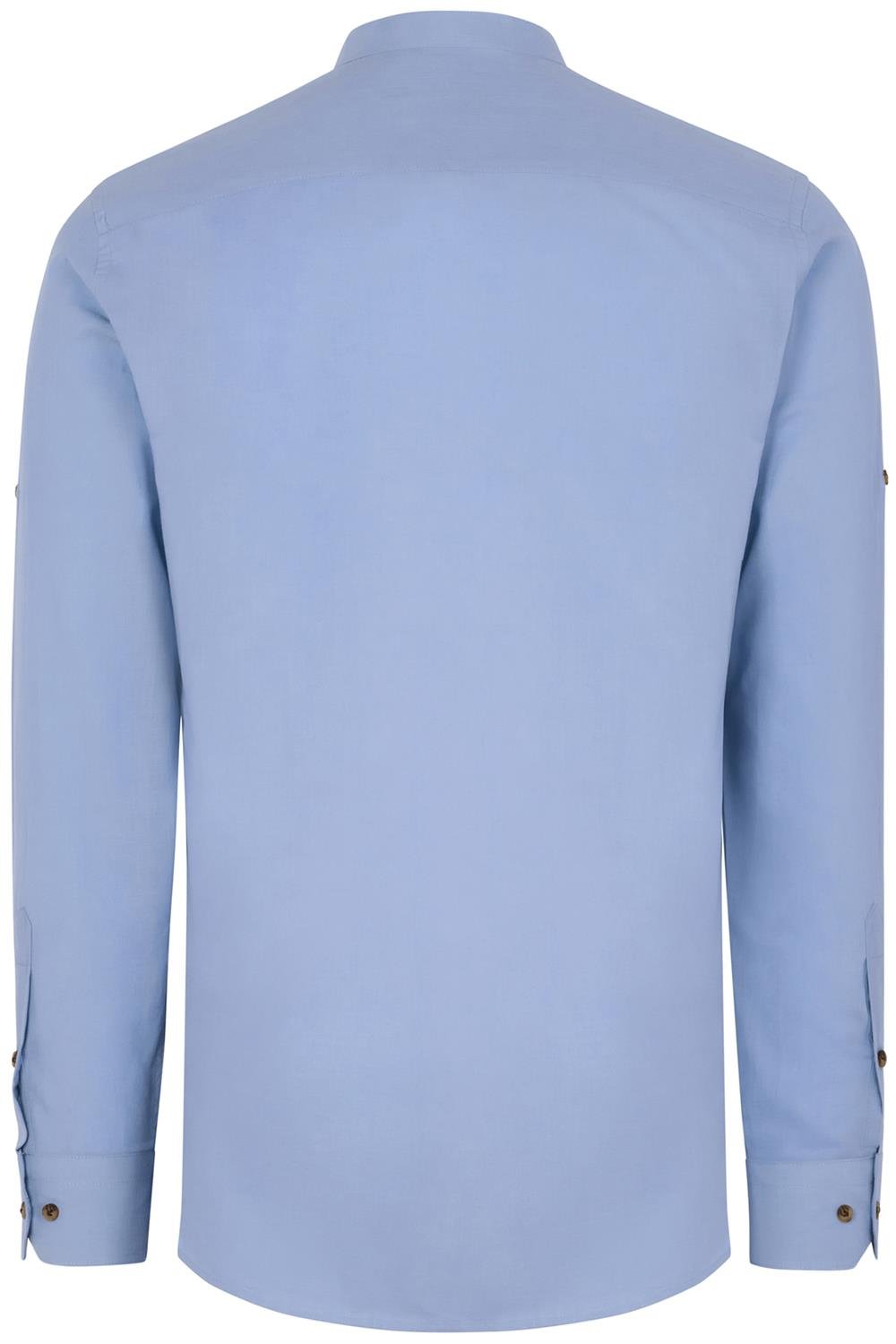 DOUBLE SET G783 DEWBERRY JUDGE COLLAR SHIRT-WHITE-BLUE