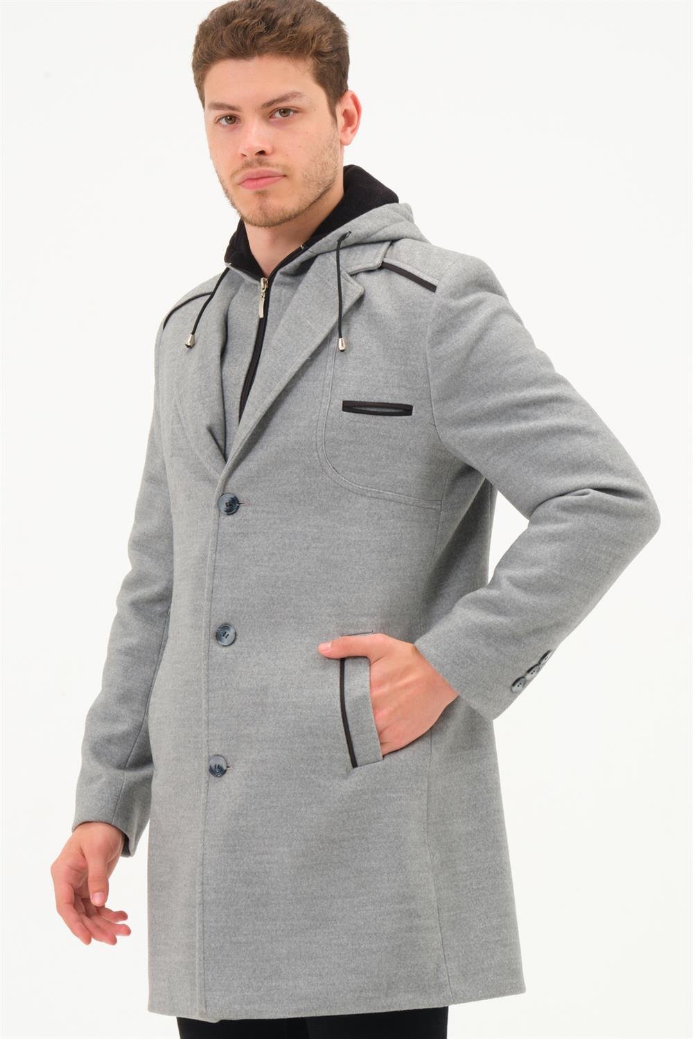 PLT8371 DEWBRRY MENS COAT-GREY