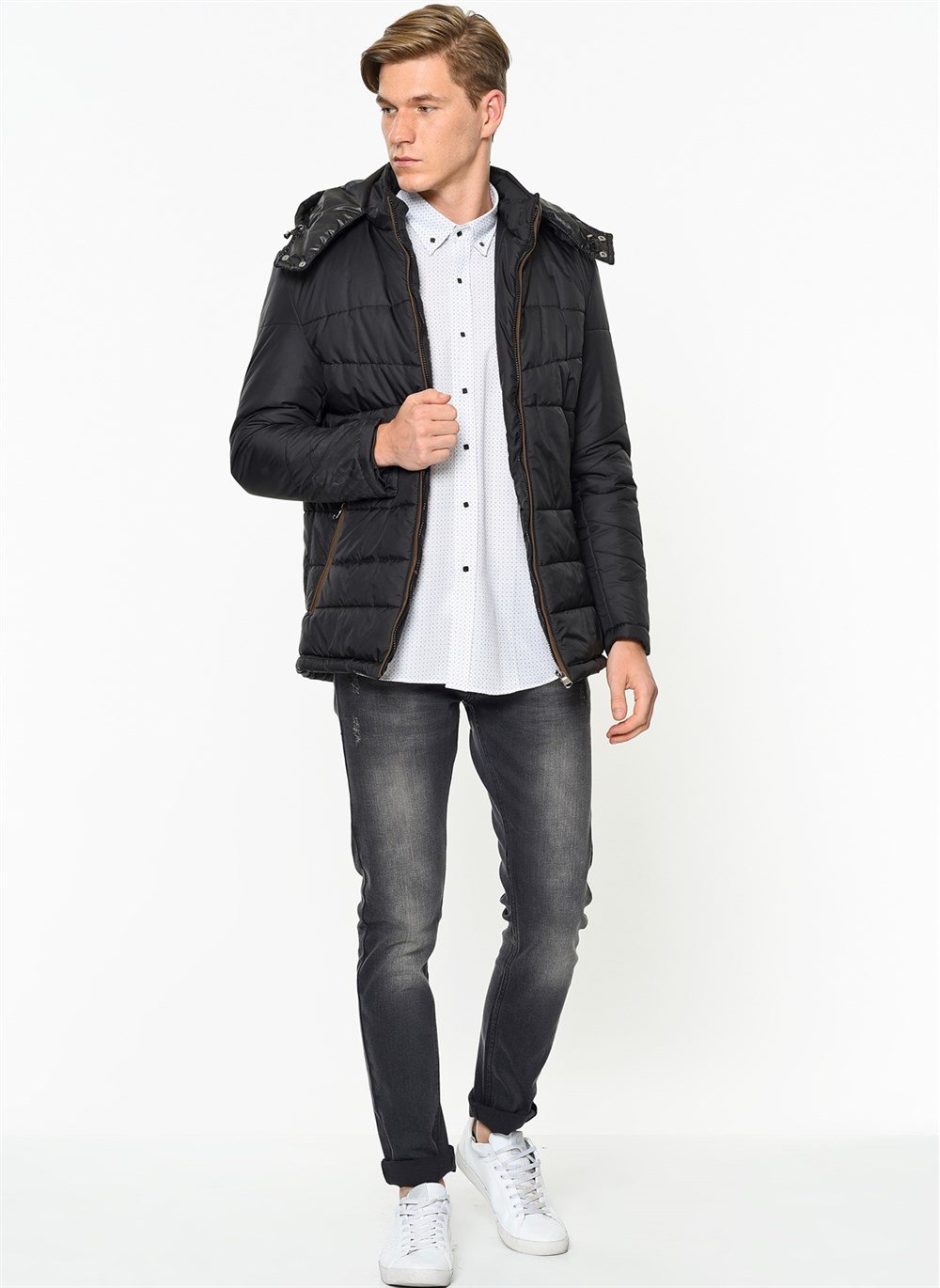 M8623 DEWBERRY COAT-BLACK