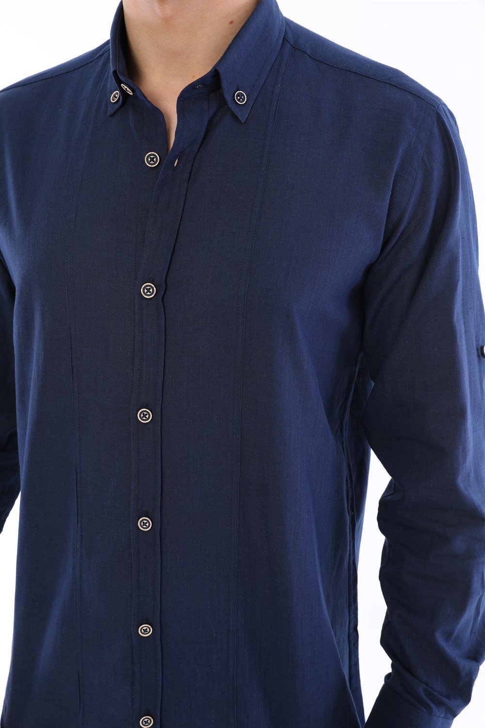 G721 DEWBERRY MEN'S SHIRT-NAVY BLUE