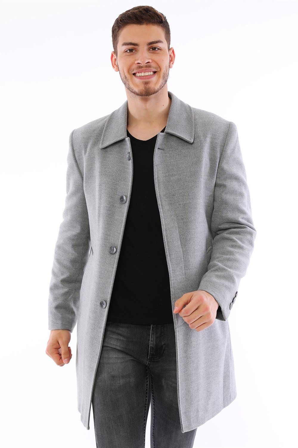PLT8365 DEWBERRY MEN'S COAT-GREY