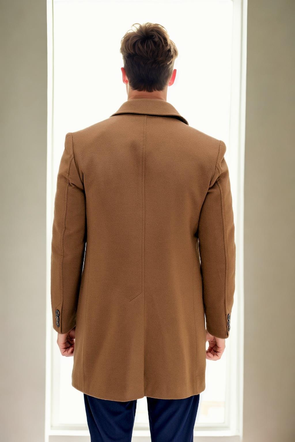 PLT9364 DEWBERRY MEN&#039;S COAT-CAMEL