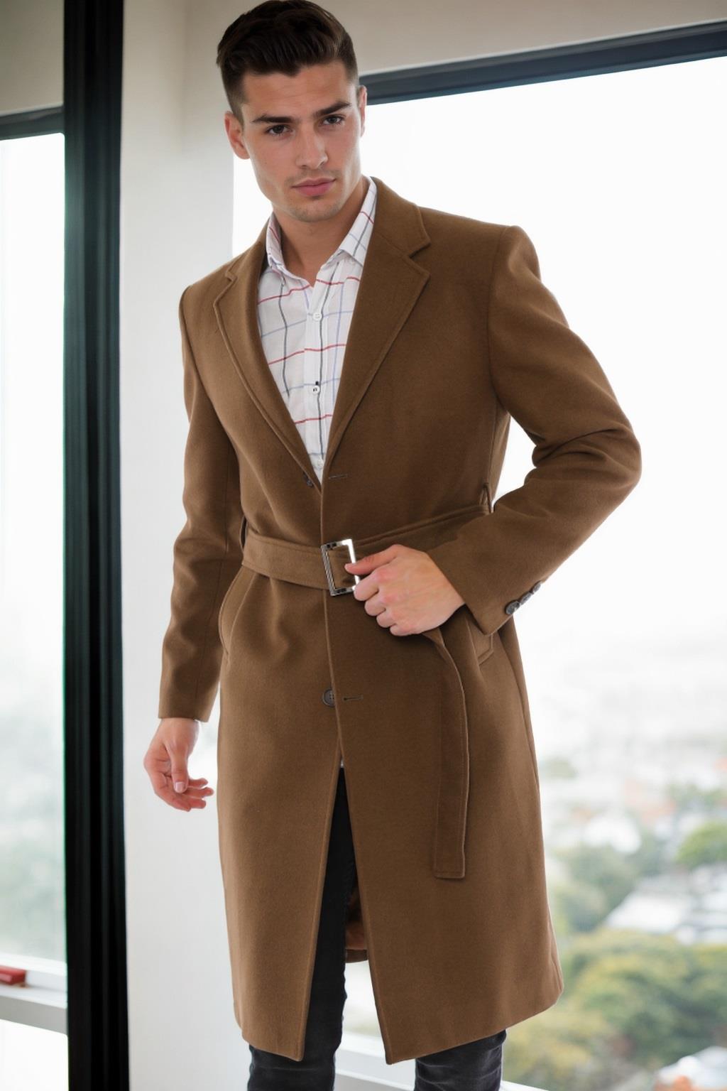 PLT9400 DEWBERRY MEN&#039;S COAT-CAMEL