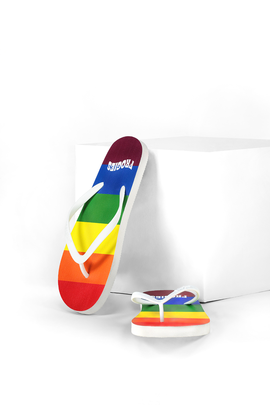 Men&#039;s flip-flops Frogies Rainbow