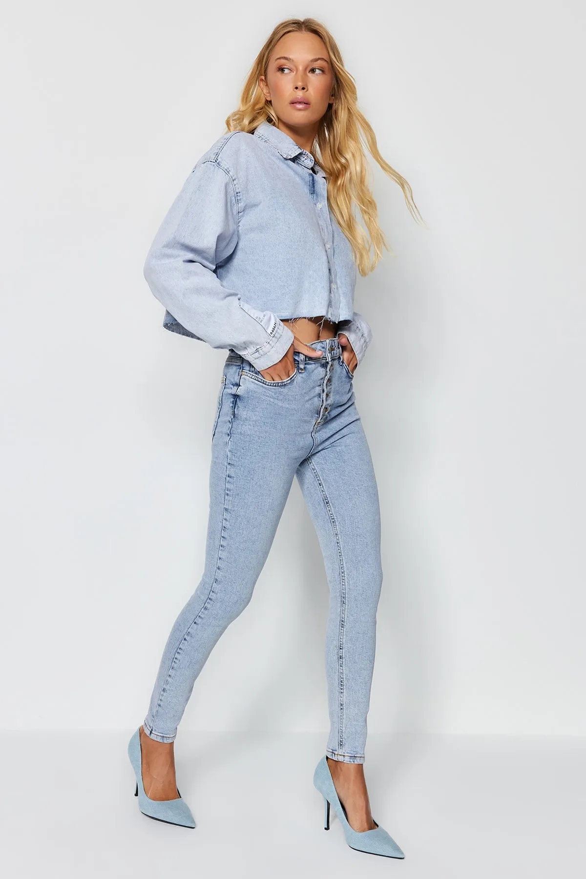 Blugi dama Trendyol Denim