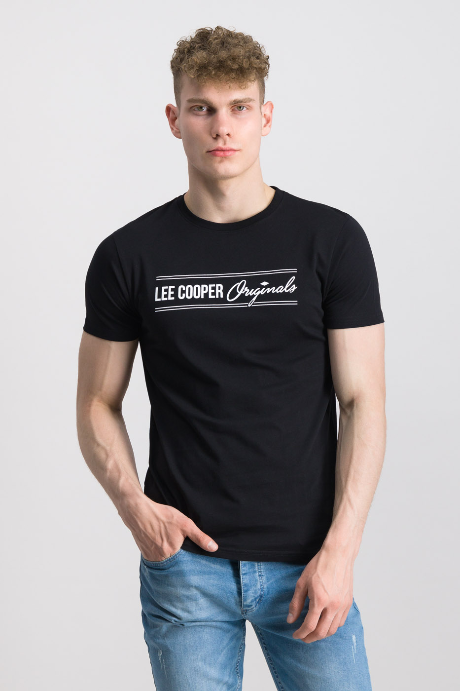 Herren T - Shirt Lee Cooper Logo