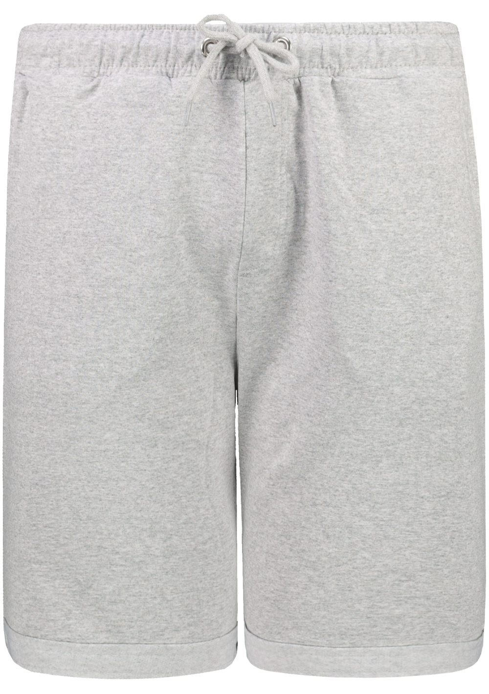 Levně Trendyol Gray Regular/Normal Fit Medium Size Elastic Waist Laced Double Cuff Shorts