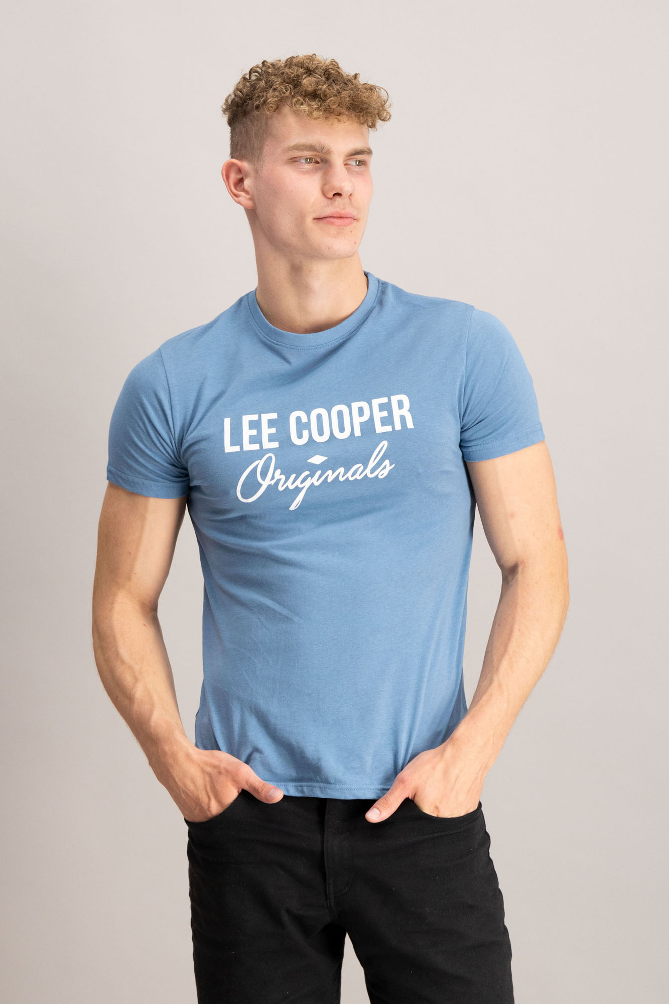 Herren-T-Shirt Lee Cooper Logo