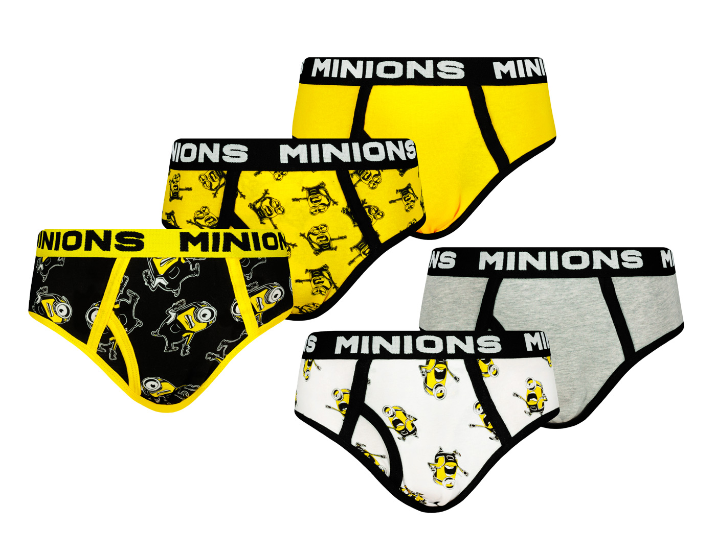 Boy's Briefs Minions 5 Pack - Frogies