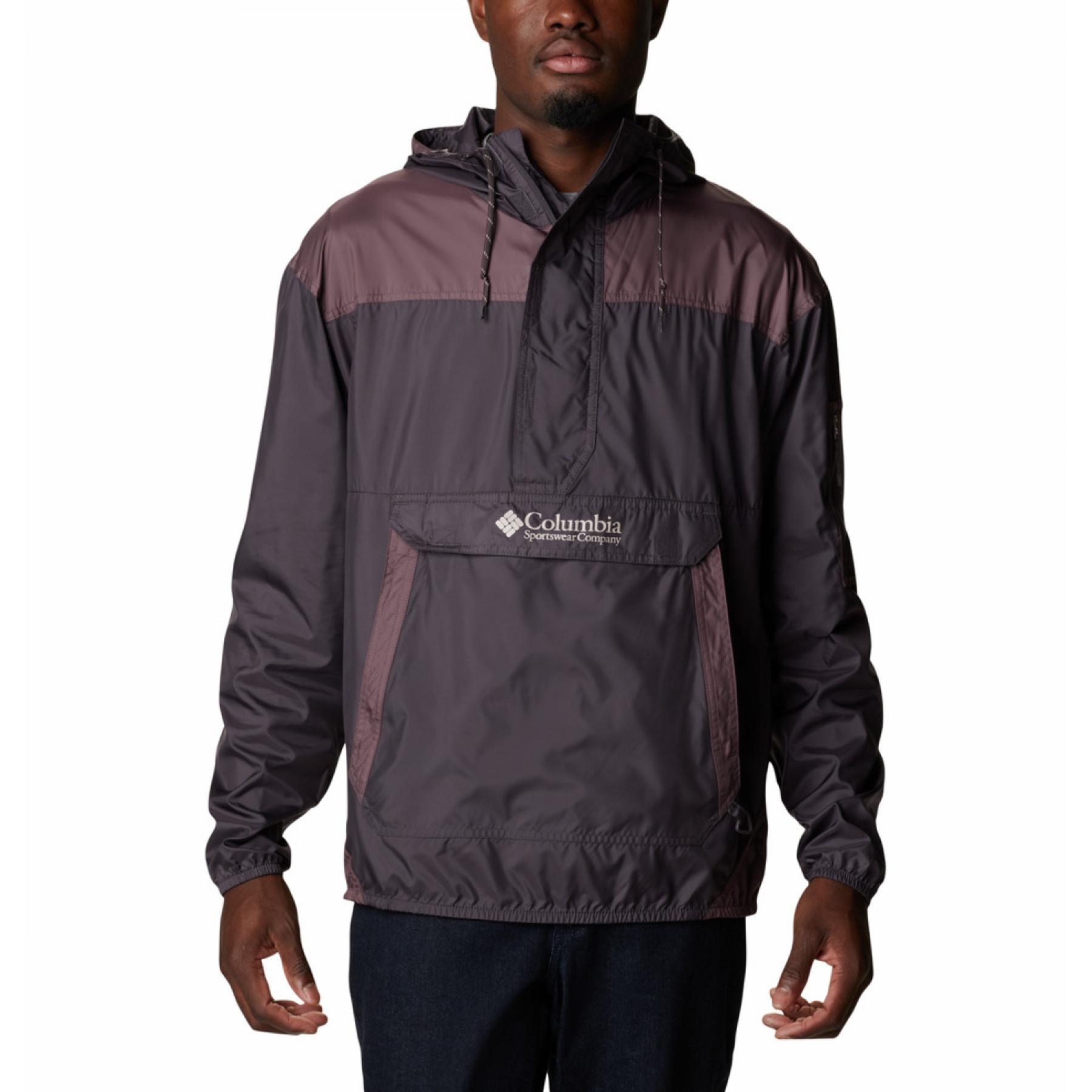 columbia challenger windbreaker in black