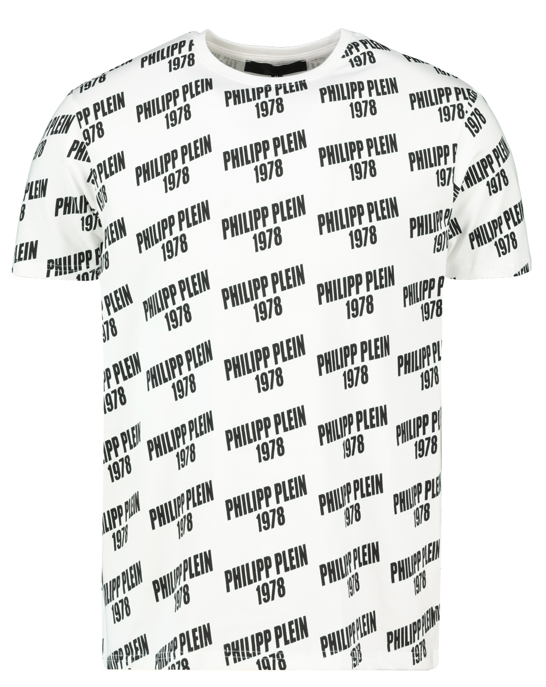 Pánske tričko Philipp Plein WHT-BLK